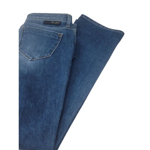 Mavi Gold‎ Molly Straight Mid-Rise Denim Blue Jeans Size 27X32 - Picture 1 of 11